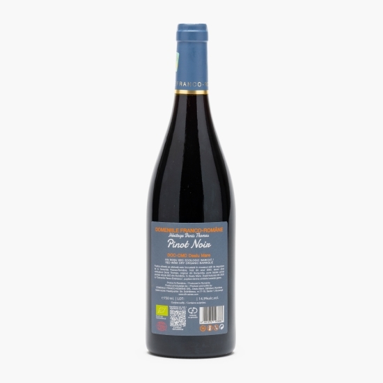 Vin roșu sec Pinot Noir eco, Heritage, 14.9%, 0.75l