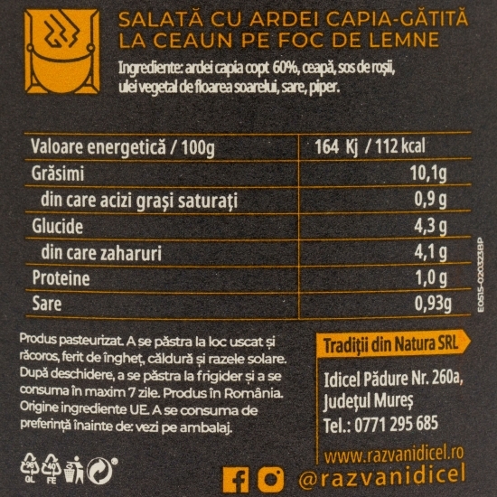 Salată de ardei capia 320g