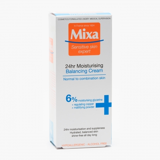 Cremă hidratantă reechilibrantă 6% pentru ten normal și mixt 50ml