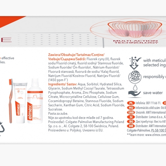 Pastă de dinți cu protecție anticarie, Complete Care, 75ml