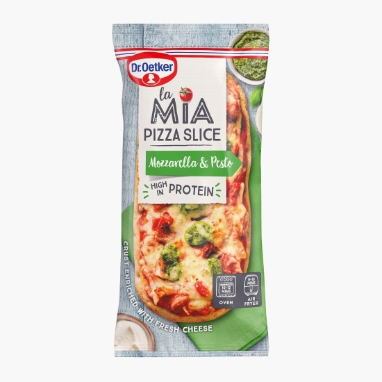 Pizza baghetă cu mozzarella și pesto La Mia Slice 140g