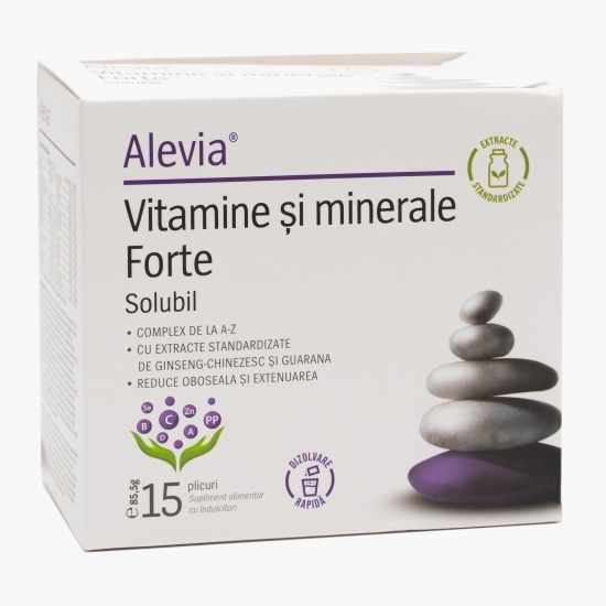 Vitamine și minerale Forte, solubil 15 plicuri