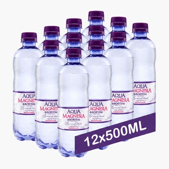 Apă minerală naturală carbogazificată Magnesia 12x500ml