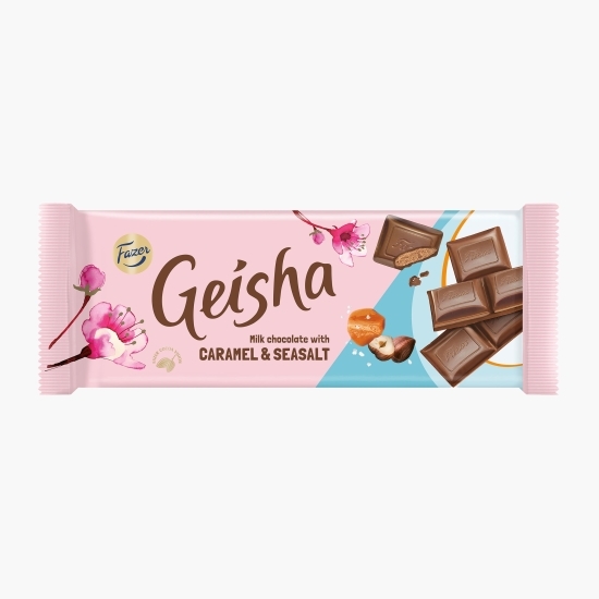 Ciocolată cu caramel și sare de mare 100g