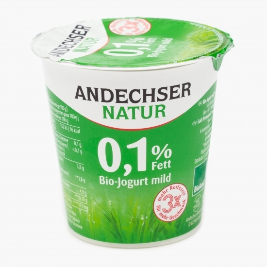 Iaurt ușor eco 0.1% grăsime 150g