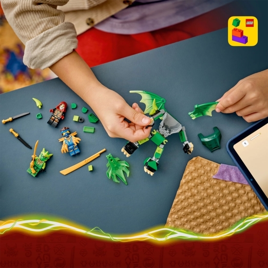 Pachet de luptă cu robotul dragon al lui Lloyd, 71862 Ninjago, 81 piese, +6 ani