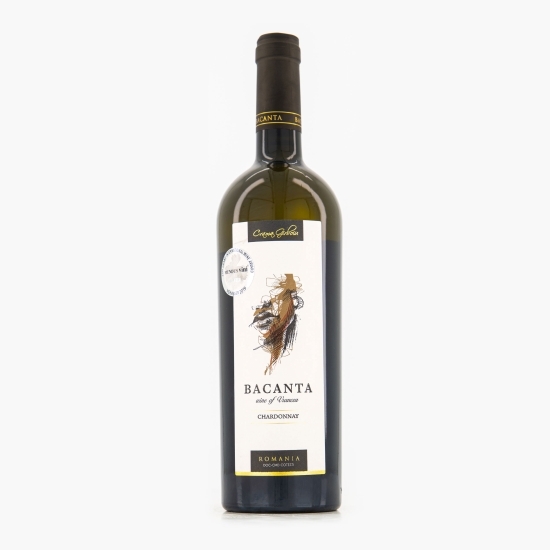 Vin alb sec Bacanta Chardonnay, 13%, 0.75l
