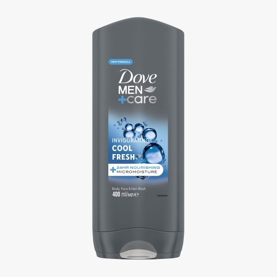 Șampon și gel de duș pentru bărbați Men+Care Cool Fresh 400ml