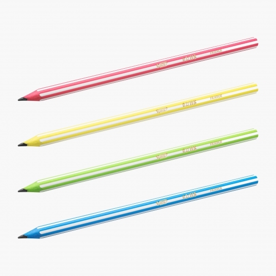 Set 3 creioane grafit Evolution Stripes 646 