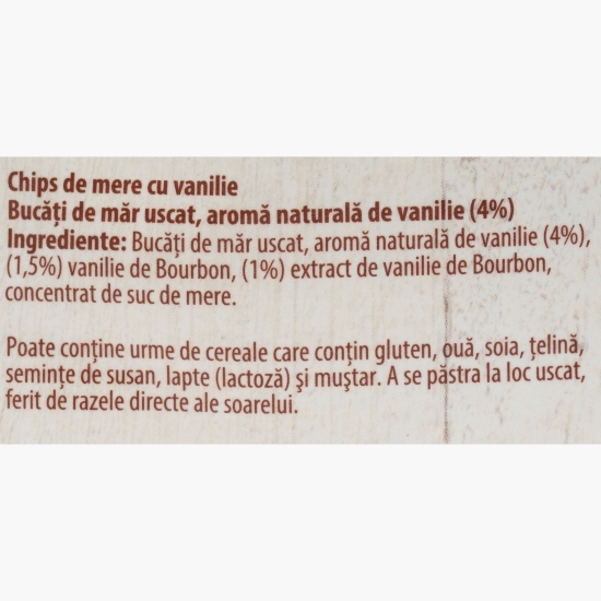 Snack de mere cu vanilie 40g
