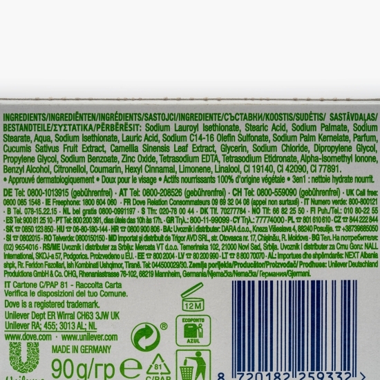 Săpun cremă cu castravete și ceai verde 90g