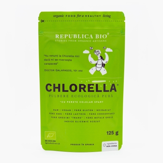 Chlorella, pulbere ecologică pură, 125g