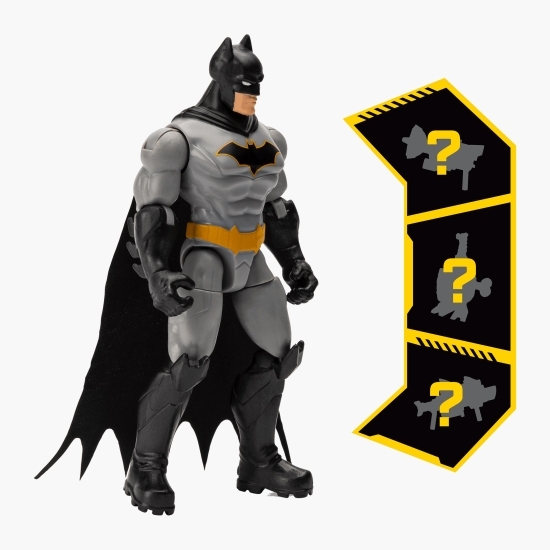 Figurină Batman clasic articulată 10cm cu 3 accesorii surpriză 3+ ani