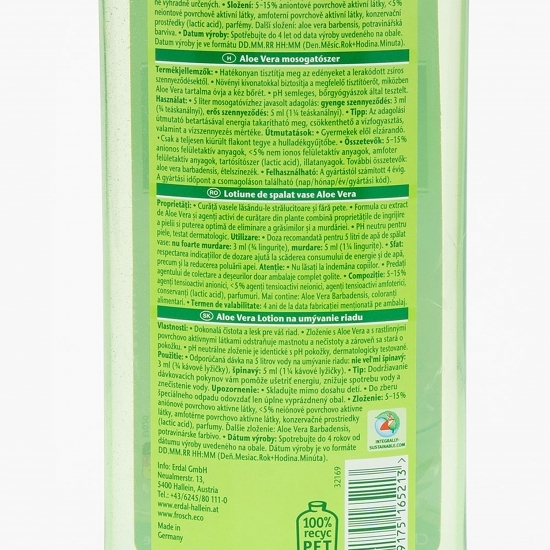  Detergent de vase ecologic aloe vera 750ml
