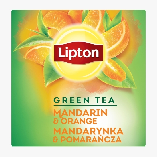 Ceai verde cu aromă de mandarine și portocală 20 plicuri 