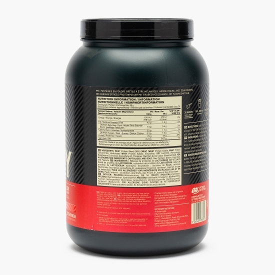 Proteine din zer 100% Whey Gold Standard, aroma căpșuni, 900g