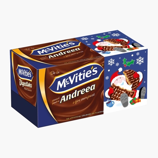 Biscuiți din grâu acoperiți cu ciocolată cu lapte 200g