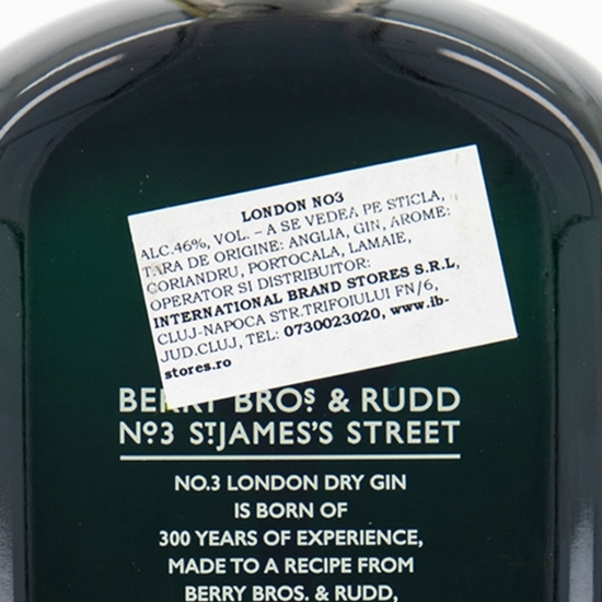 Gin London Nr. 3 46% alc. 0.7l