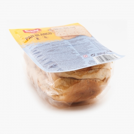 Pâine albă feliată fără gluten 250g 