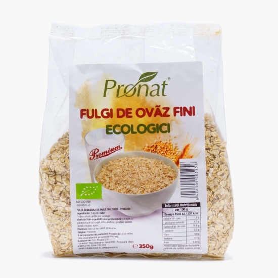 Fulgi de ovăz ECO, fini 350g