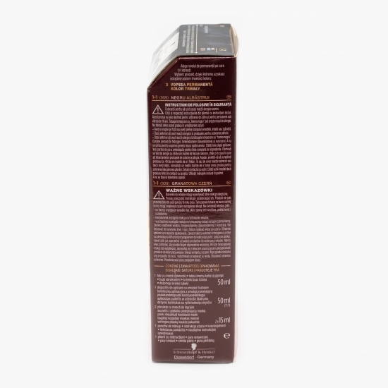 Vopsea de păr permanentă Deluxe Oil-Care Color 909 blue black 135ml