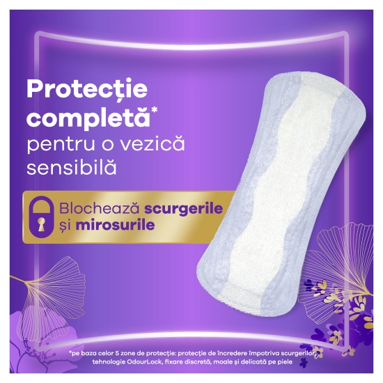 Absorbante zilnice pentru incontinență urinară Discreet liners long plus 28 buc