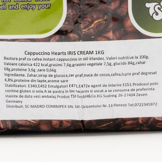 Cafea instant Cappuccino Irish Cream 1kg