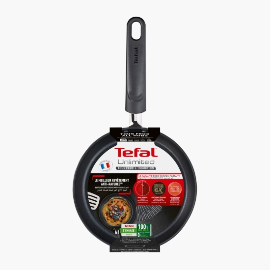 Tigaie Unlimited, inducție, 28cm, înveliș antiaderent din titan, indicator Thermo-Signal, bază Thermo-Fusion