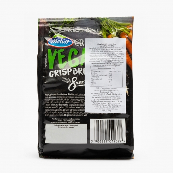Crackers vegani cu legume 150g