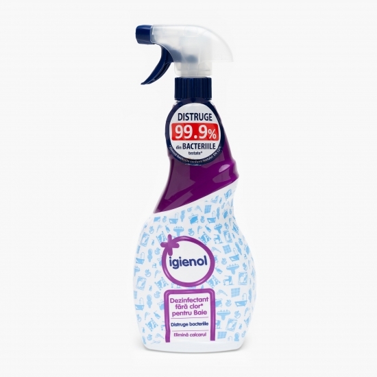 Dezinfectant spray fără clor pentru baie 750ml