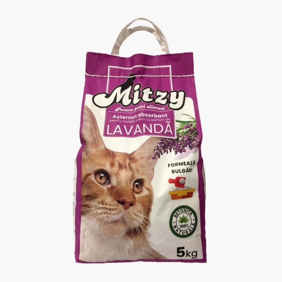 Așternut igienic pentru litieră, cu parfum de lavandă, 5kg