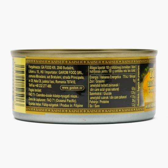 Ton steak în ulei cu aromă de fum 170g