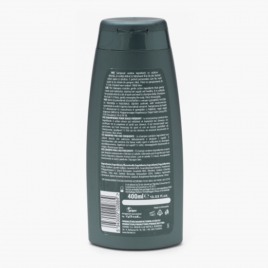 Șampon pentru bărbați Clean & cool pentru utilizare zilnică 400ml