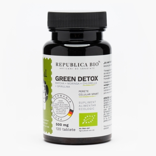 Green Detox ecologic, 120 tablete