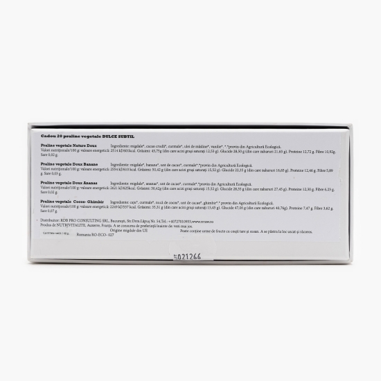 Praline eco „Dulce subtil” 100g 20 buc