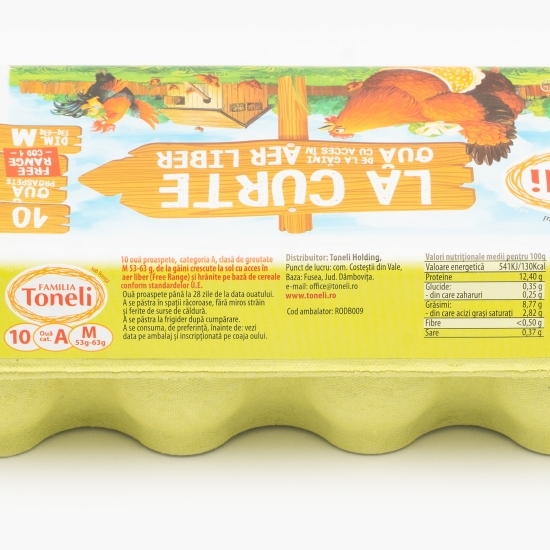 Ouă proaspete mărimea M cod 1, 10 buc