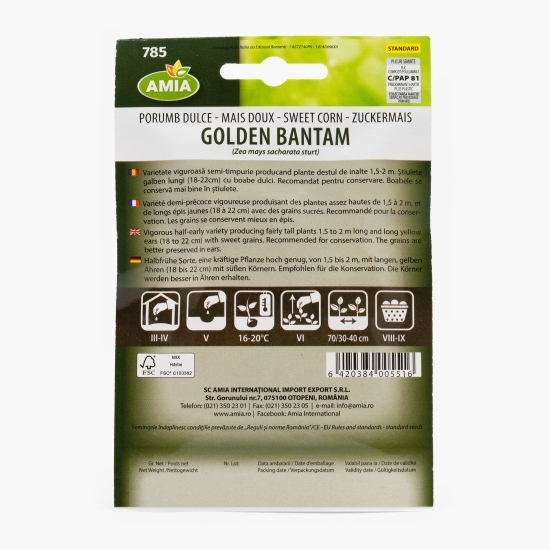 Semințe porumb dulce Golden Batam 6g