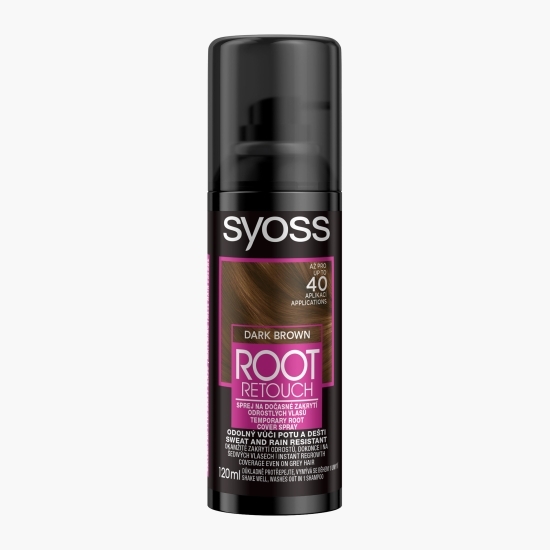 Spray colorant pentru păr, șaten închis, Root Retouch 120ml