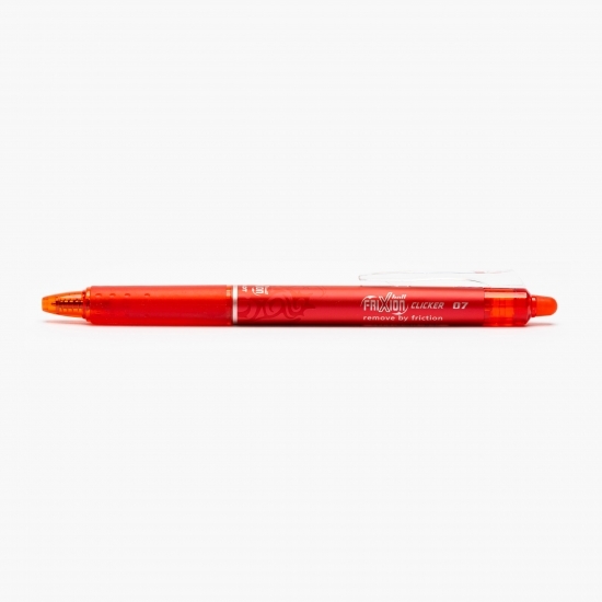 Roller Frixion Clicker, 0.7 mm, vârf mediu, roșu