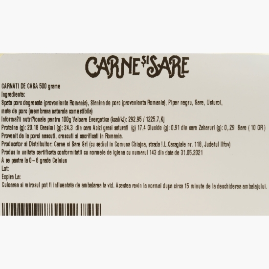 Cârnați de casă 500g