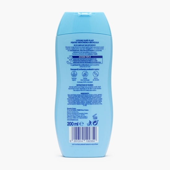 Loțiune strălucitoare după plajă, pentru menținerea bronzului 200ml
