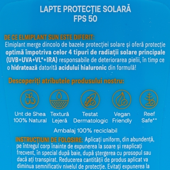 Loțiune protecție solară Sun SPF50, 200ml