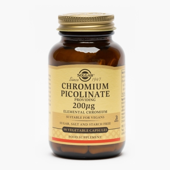 Picolinat de crom 90 capsule vegetale