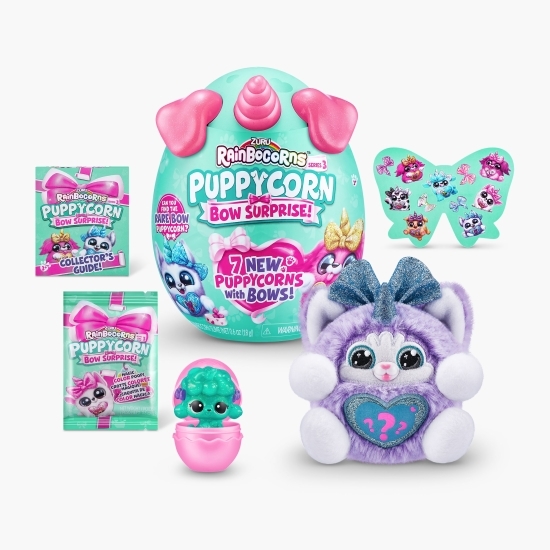 Jucărie de pluș Rainbocorns - cățeluș s3 (surpriză), +3 ani