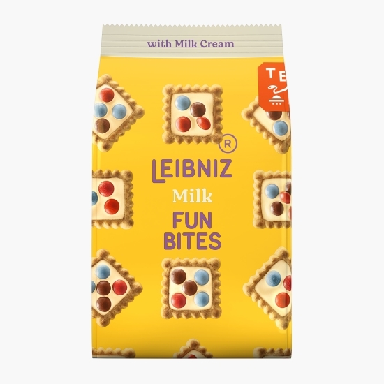 Biscuiți cu cremă de lapte Fun Bites Milk 100g