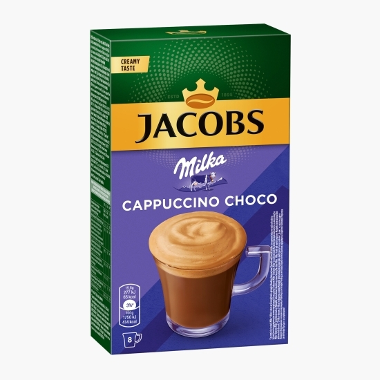 Cafea instant Cappuccino Milka plicuri 8x18g