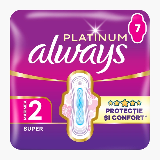 Absorbante Platinum Super, 7 buc