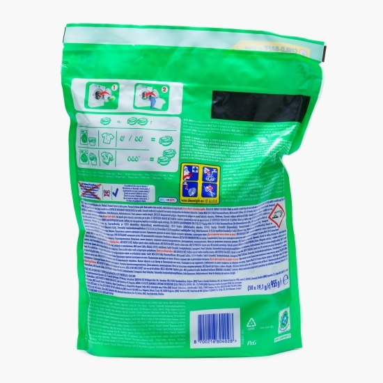 Detergent de rufe capsule All-in-One Pods Mountain Spring, 50 spălări, 50 buc