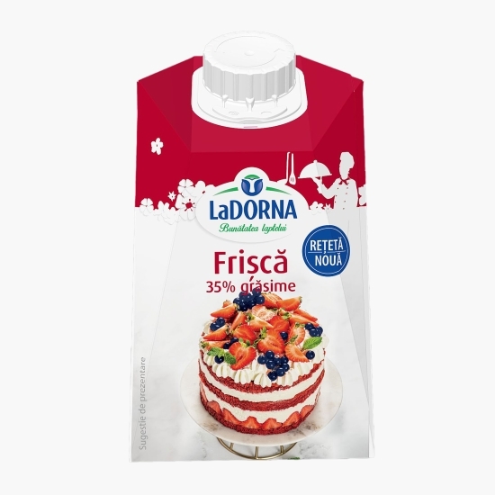 Smântână lichidă UHT pentru frișcă 35% grăsime 0.5l