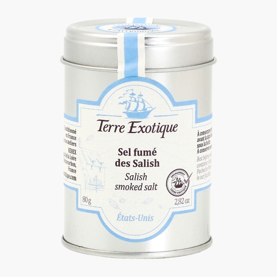 Măslinescu - Sare afumată Salish 80g, origine Statele Unite